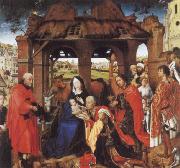 Rogier van der Weyden St.Columba Altarpiece Spain oil painting artist